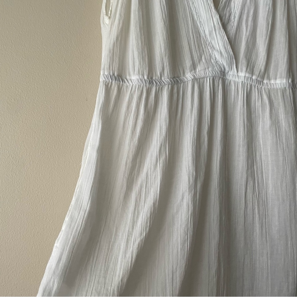 Lauren Ralph Lauren 100% Cotton Mini Dress Costal Cowgirl Beach Bridal SZ M - Picture 3 of 8